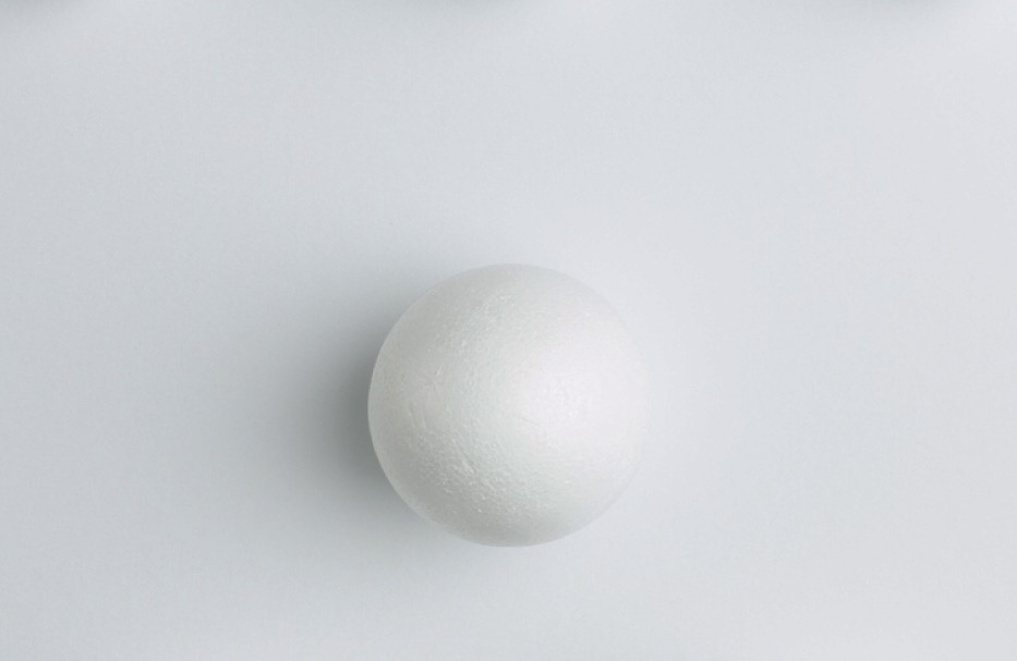 Decoratieve afbeelding - witte bal