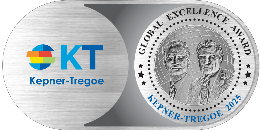 Kepner-Tregoe Excellence Awards 2025 silver medallion