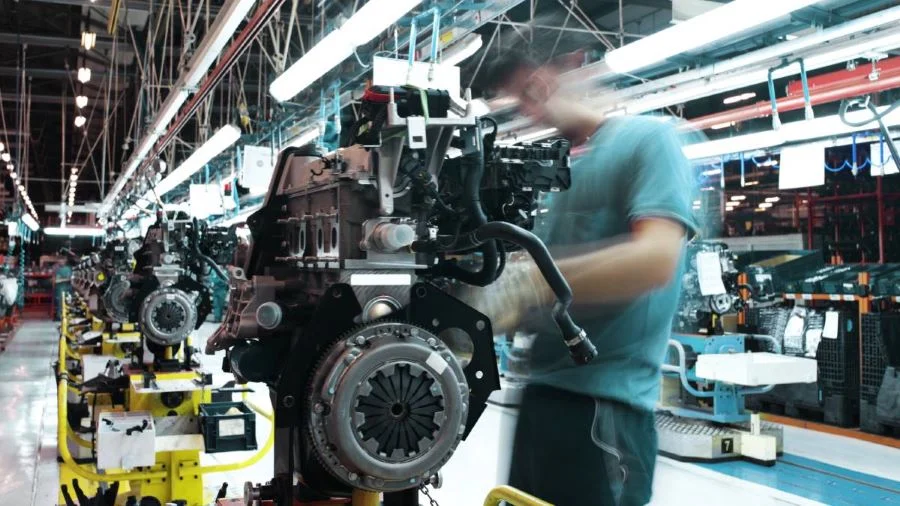Automotive factory floor
