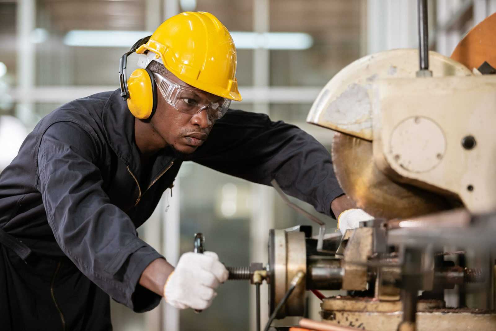 Factory shop floor worker