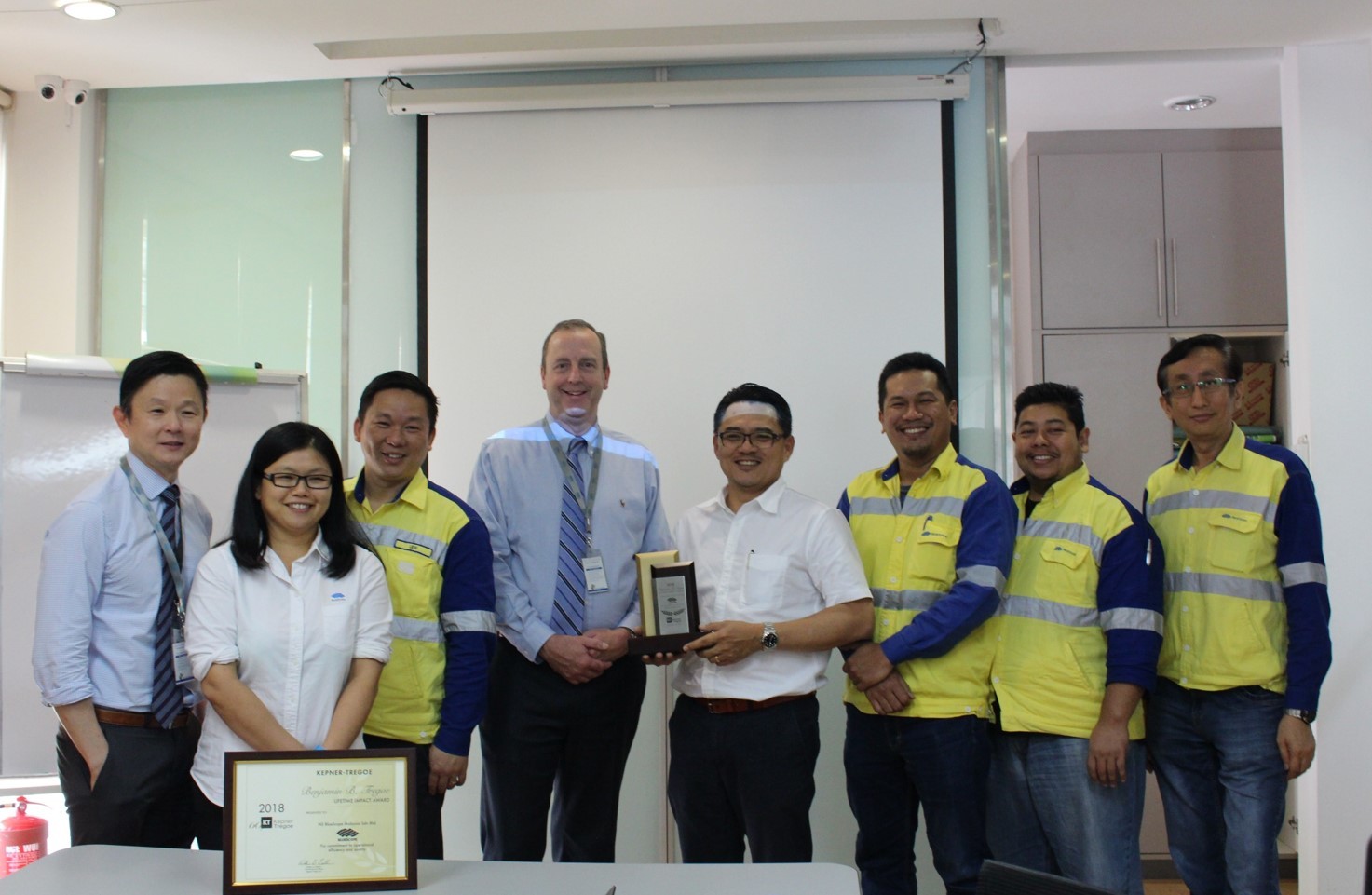 NS Bluescope Malaysia awarded Benjamin Tregoe Award